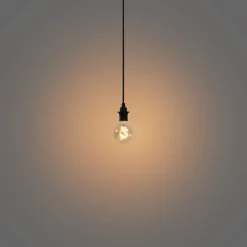 Qazqa Buiten Hanglamp Zwart Ip44 - Cava