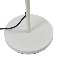 Qazqa Buiten Vloerlamp Wit Met Kap Beige Touw Ip44 - Virginia Jayla