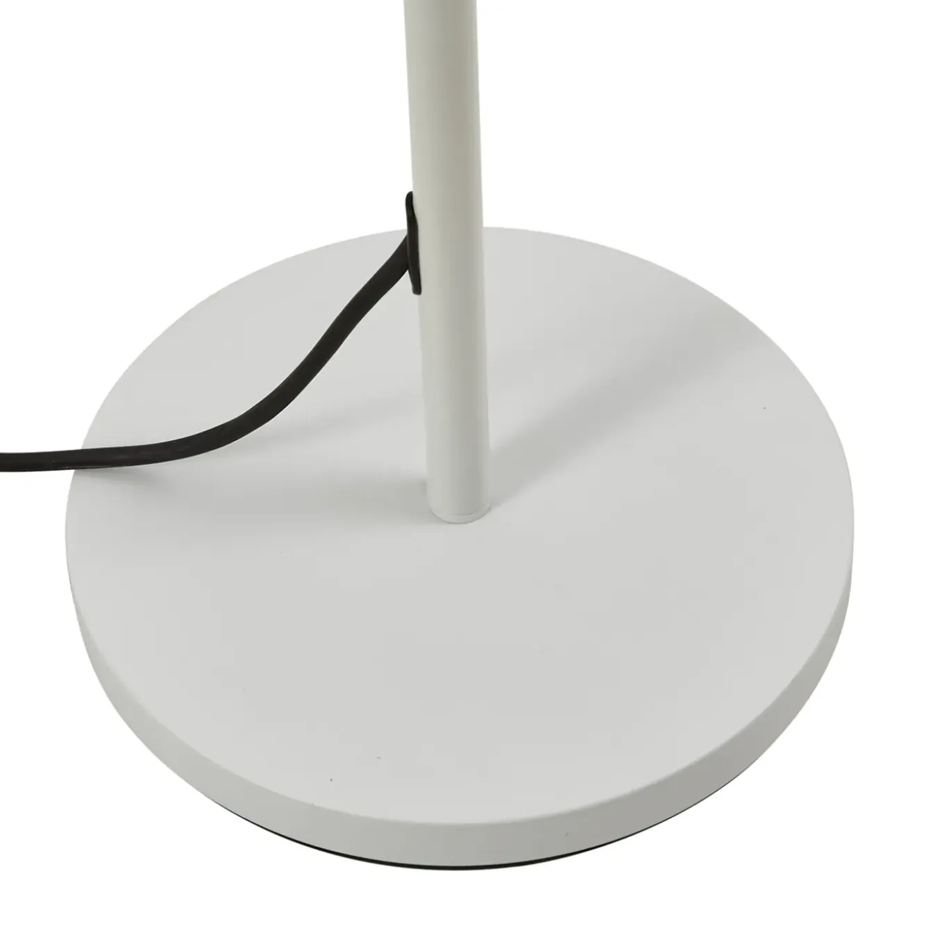 Qazqa Buiten Vloerlamp Wit Met Kap Beige Touw Ip44 - Virginia Jayla