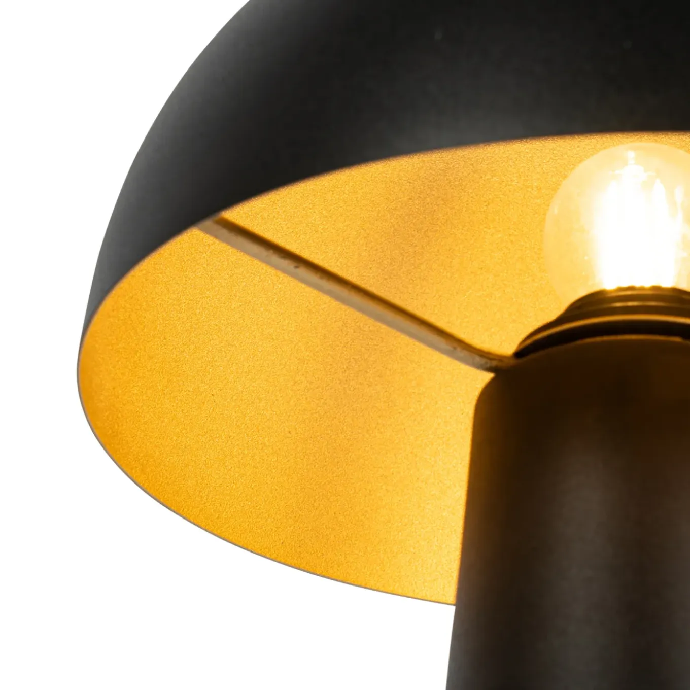Qazqa Buiten Vloerlamp Zwart 65 Cm - Mushroom