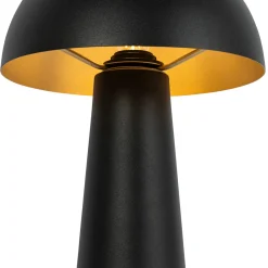 Qazqa Buiten Vloerlamp Zwart 65 Cm - Mushroom