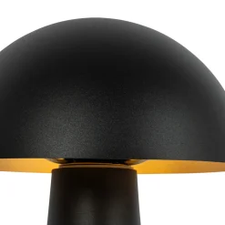 Qazqa Buiten Vloerlamp Zwart 65 Cm - Mushroom