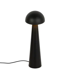 Qazqa Buiten Vloerlamp Zwart 65 Cm - Mushroom