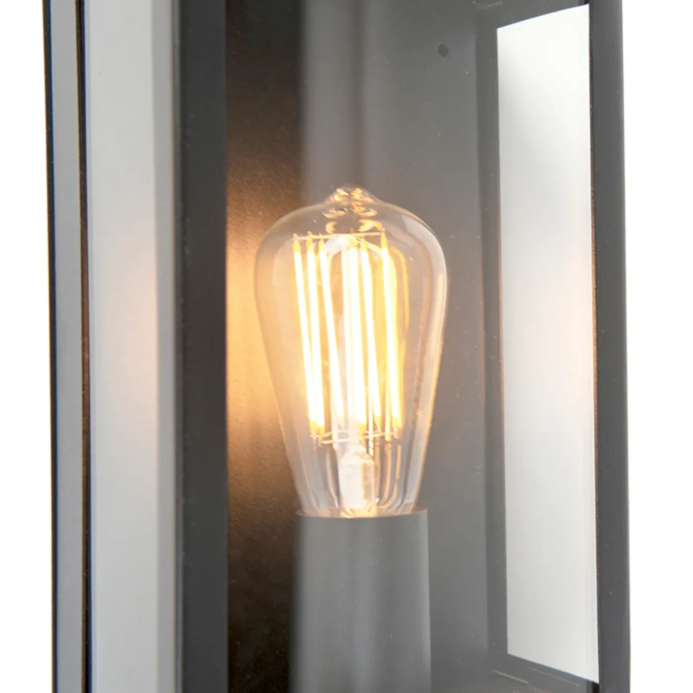 QAZQA Buiten Wandlamp Zwart Met Bewegingsmelder Ip44 - Rotterdam