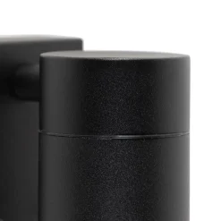 QAZQA Buitenwandlamp Zwart Met Bewegingssensor Ip44 - Solo