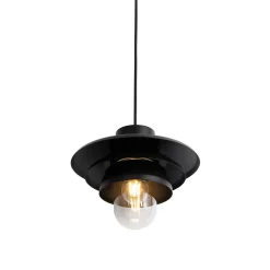 Qazqa Design Buiten Hanglamp Zwart Ip44 - Morty