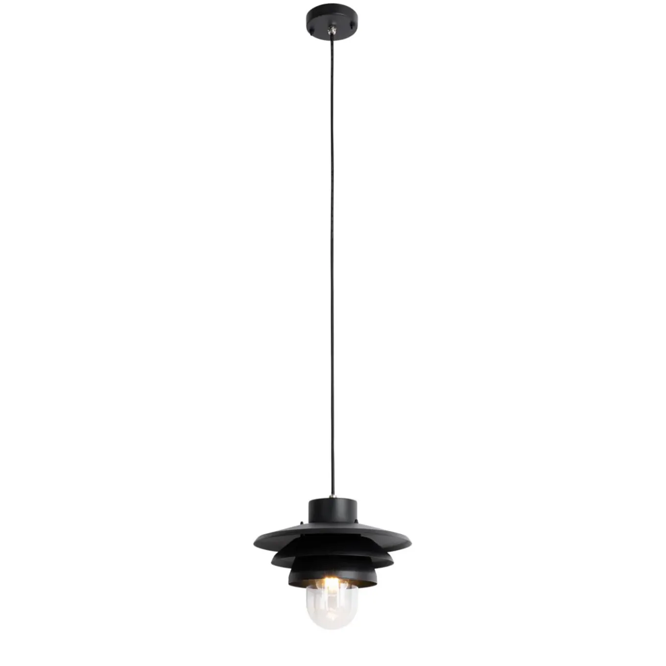 Qazqa Design Buiten Hanglamp Zwart Ip44 - Morty