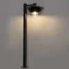 QAZQA Design Buiten Paaltje Zwart 100 Cm Ip44 - Morty
