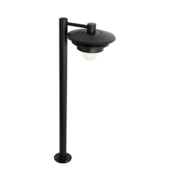 QAZQA Design Buiten Paaltje Zwart 100 Cm Ip44 - Morty