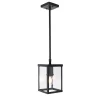 QAZQA Industriële Buiten Hanglamp Zwart Ip44 - Charlois