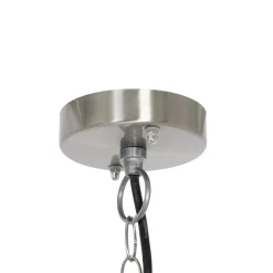 QAZQA Industriële Hanglamp Staal Ip44 - Shell