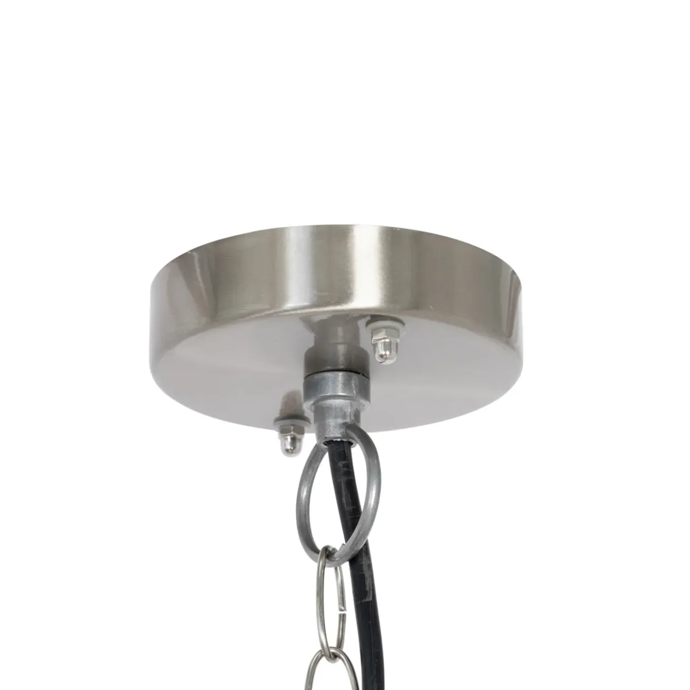 QAZQA Industriële Hanglamp Staal Ip44 - Shell