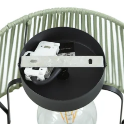 Qazqa Japandi Buiten Plafondlamp Met Groen Touw Ip54 - Jayla