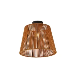 QAZQA Japandi Buiten Plafondlamp Met Oranje Touw Ip54 - Jayla