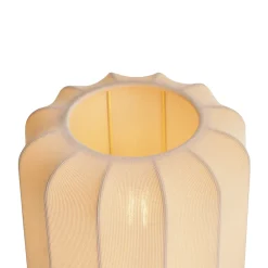 Qazqa Japandi Tafellamp Goud Met Beige Kap - Pluni