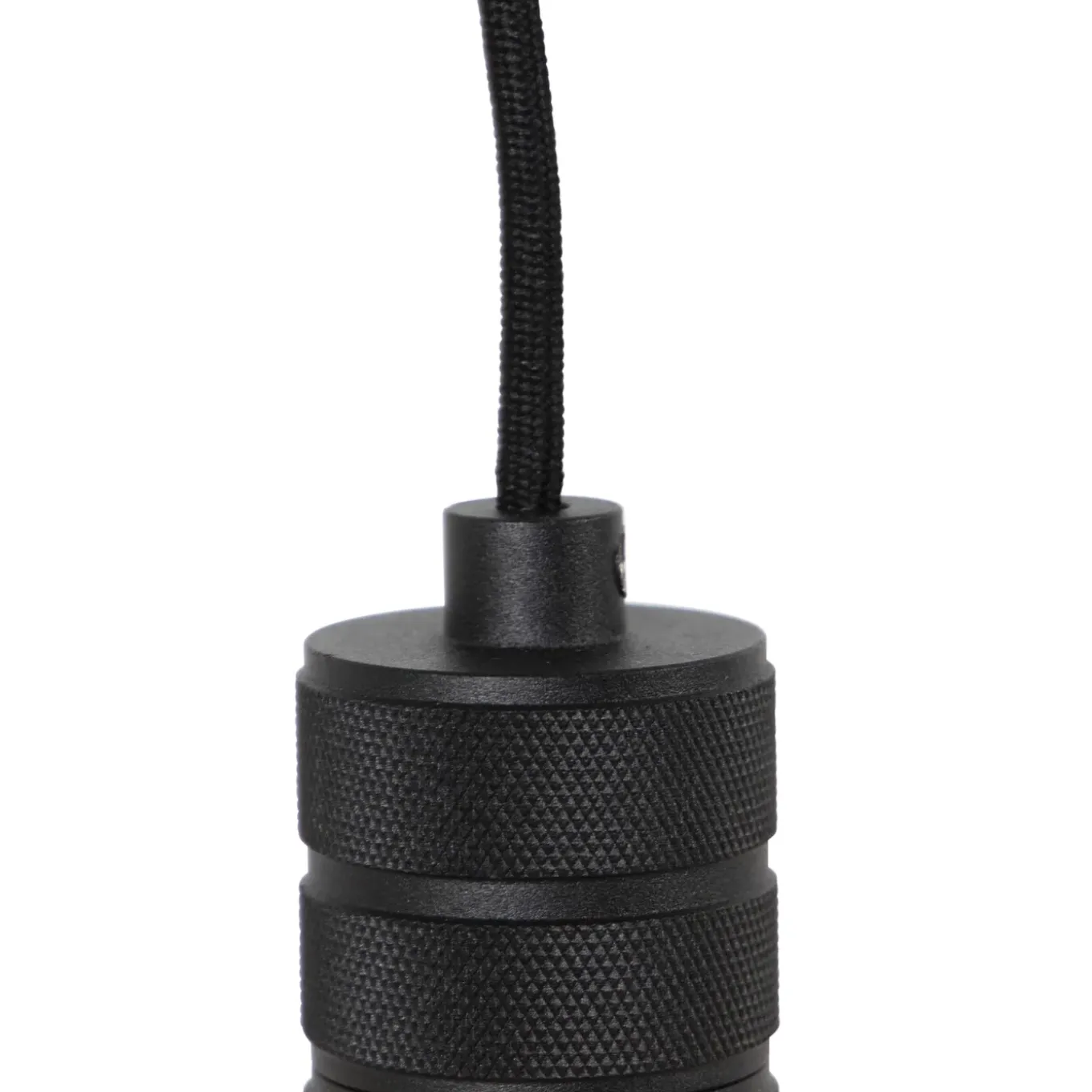 Qazqa Kerst Hanglamp Zwart Met Stekker Incl. Led Amber Glas Ster - Cavalux