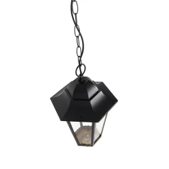 QAZQA Klassieke Buiten Hanglamp Zwart Ip44 - Havana