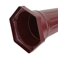 Qazqa Klassieke Buitenlantaarn Donker Rood 213cm Ip44 - Havana