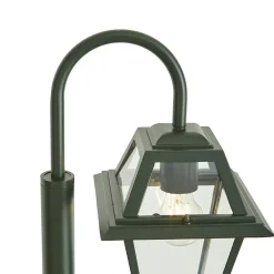 Qazqa Klassieke Buiten Lantaarn Donker Groen 135cm Ip44 - Berta