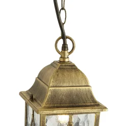 QAZQA Klassieke Hanglamp Antiek Goud Ip23 - London