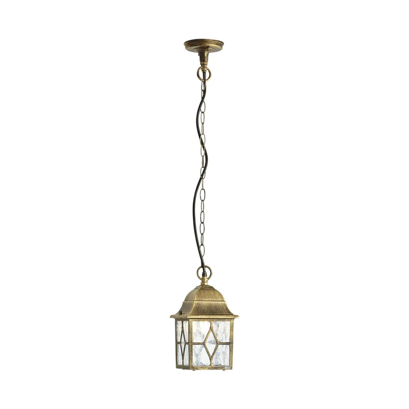 QAZQA Klassieke Hanglamp Antiek Goud Ip23 - London