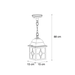 QAZQA Klassieke Hanglamp Antiek Goud Ip23 - London