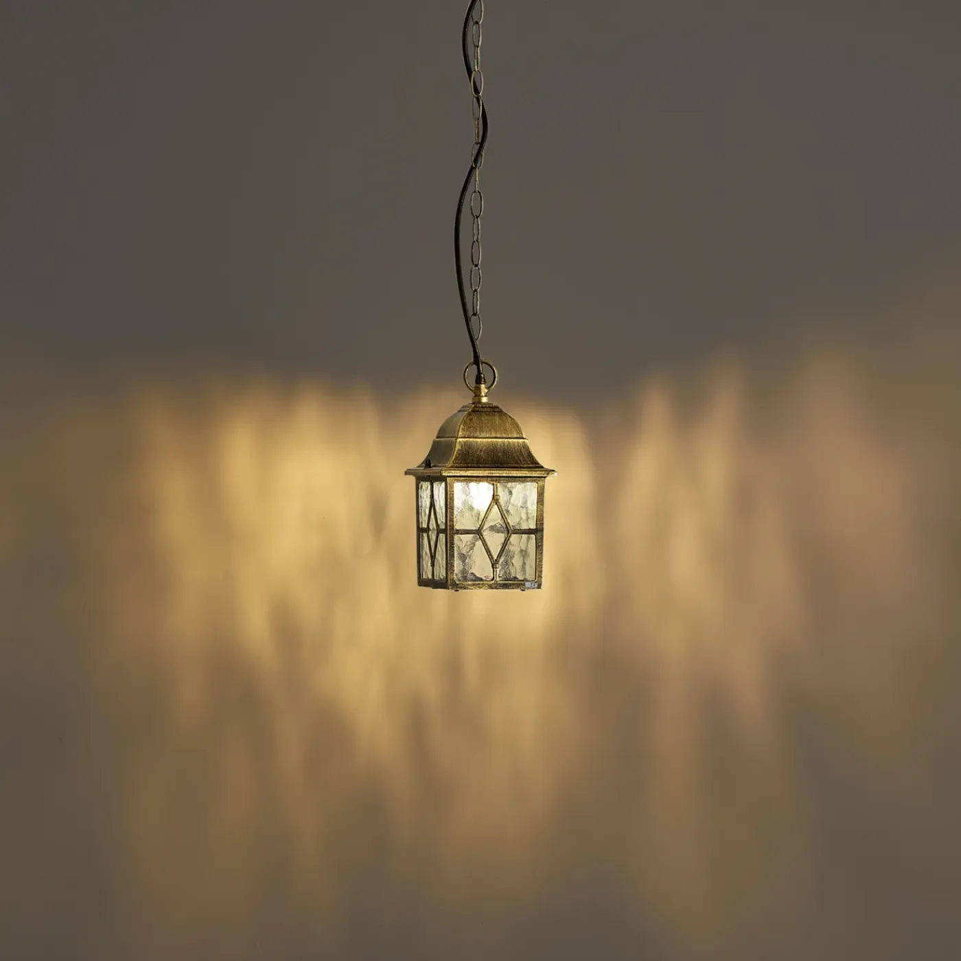 QAZQA Klassieke Hanglamp Antiek Goud Ip23 - London