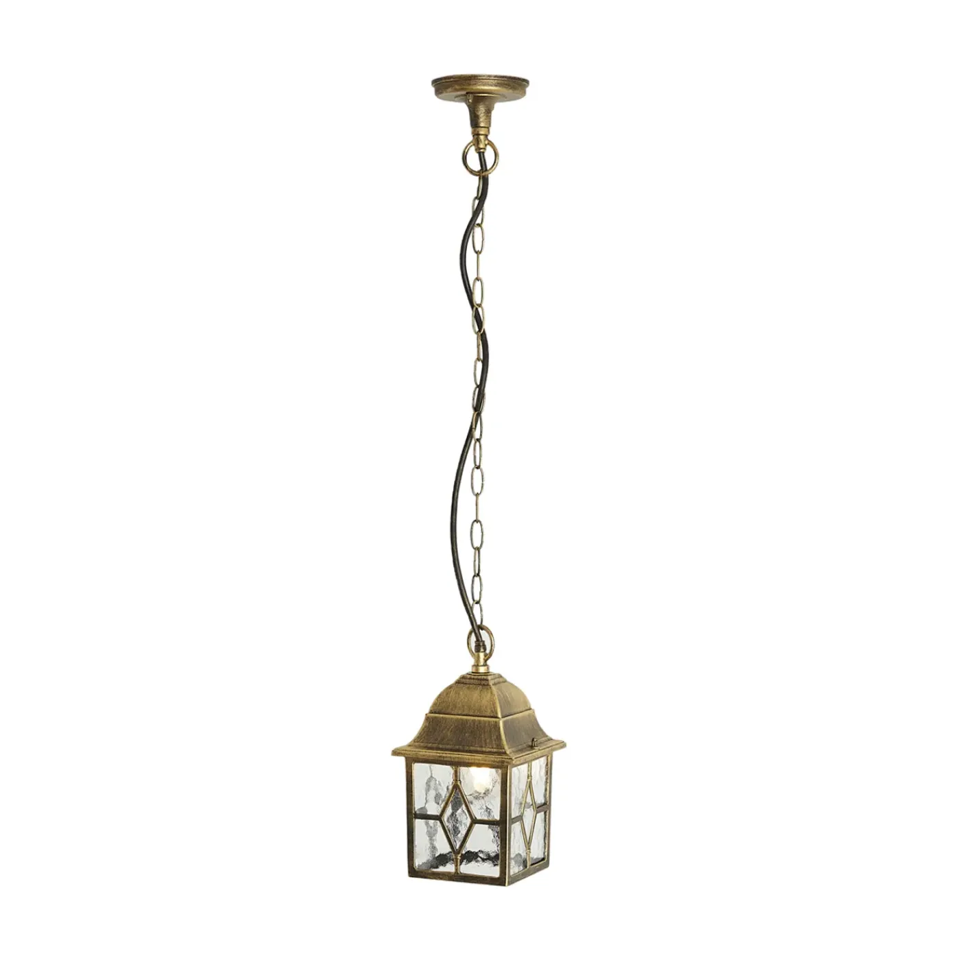 QAZQA Klassieke Hanglamp Antiek Goud Ip23 - London