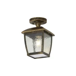 Qazqa Klassieke Plafondlamp Antiek Goud Ip44 - Leuven