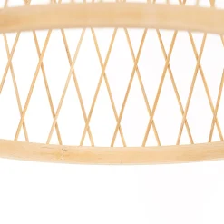 QAZQA Landelijke Buiten Hanglamp Rotan 40x55 Cm - Calamus