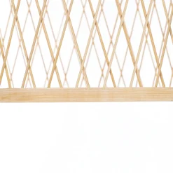 QAZQA Landelijke Buiten Hanglamp Rotan 40x55 Cm - Calamus