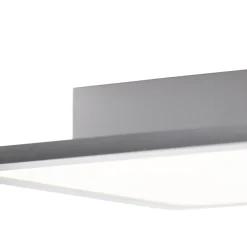 Qazqa Led Paneel Staal 120 Cm Incl. Led Met Afstandsbediening - Liv