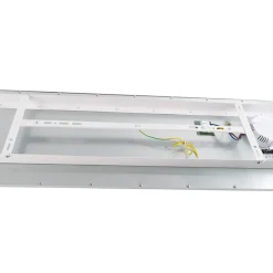 Qazqa Led Paneel Staal 120 Cm Incl. Led Met Afstandsbediening - Liv