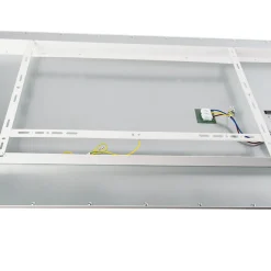 QAZQA Led Paneel Staal 120 Cm Incl. Led Met Afstandsbediening - Liv