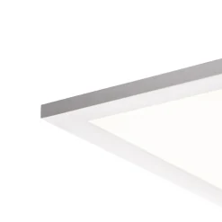 QAZQA Led Paneel Staal 120 Cm Incl. Led Met Afstandsbediening - Liv