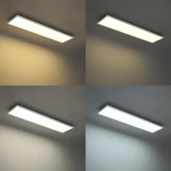 Qazqa Led Paneel Wit Rechthoekig Incl. Led 3-staps Dimbaar - Reeves
