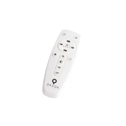 QAZQA Led Paneel Zwart 40 Cm Incl. Led Met Afstandsbediening - Live