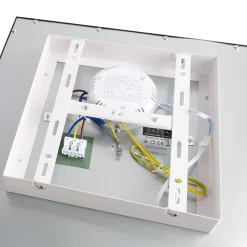 QAZQA Led Paneel Zwart 40 Cm Incl. Led Met Afstandsbediening - Live