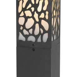 Qazqa Modern Buiten Paaltje Zwart 90 Cm Ip44 - Nicole