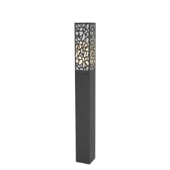 Qazqa Modern Buiten Paaltje Zwart 90 Cm Ip44 - Nicole