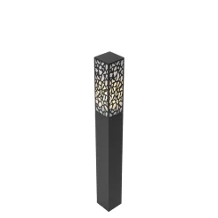 Qazqa Modern Buiten Paaltje Zwart 90 Cm Ip44 - Nicole