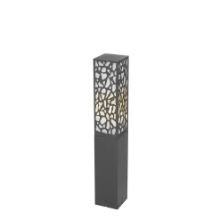 QAZQA Modern Buiten Paaltje Zwart 60 Cm Ip44 - Nicole