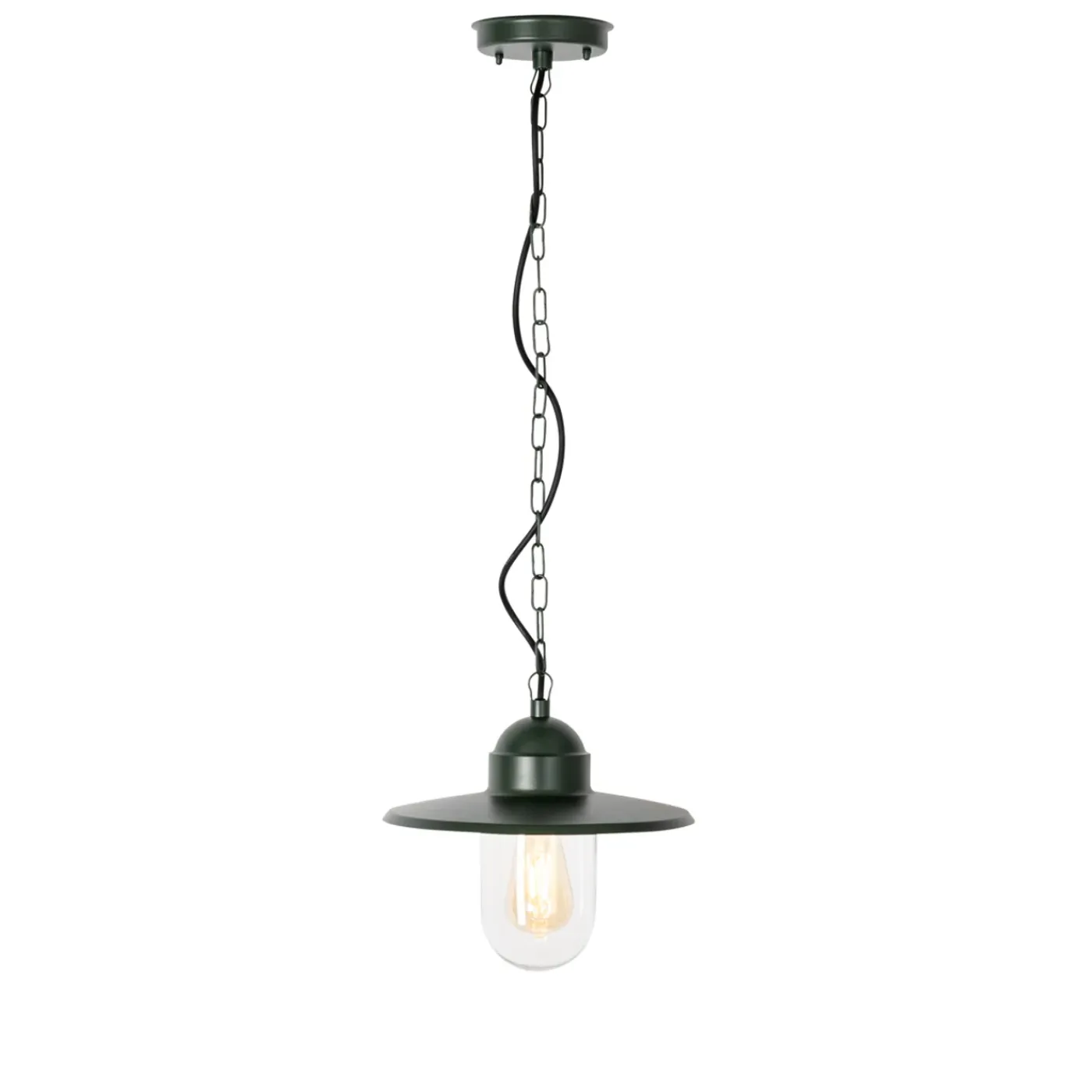 QAZQA Moderne Buiten Hanglamp Donkergroen Ip44 - Kansas
