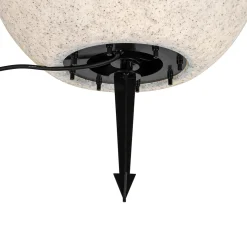 Qazqa Moderne Buitenlamp Grijs 45 Cm Ip65 - Nura