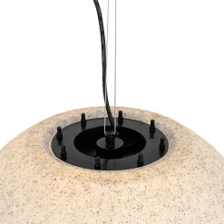 QAZQA Moderne Buitenlamp Grijs 56 Cm Ip65 - Nura