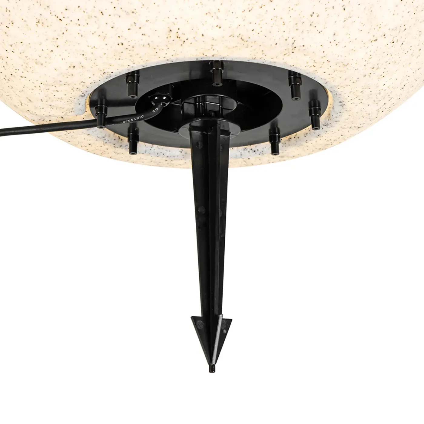 QAZQA Moderne Buitenlamp Grijs 56 Cm Ip65 - Nura