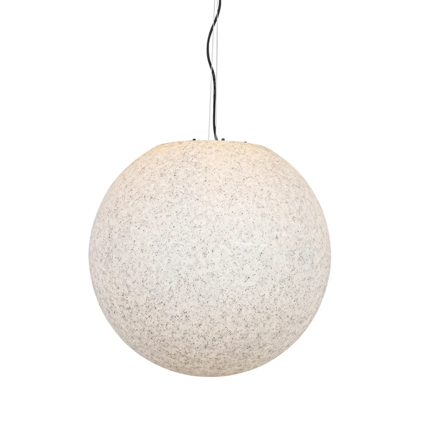 QAZQA Moderne Buitenlamp Grijs 56 Cm Ip65 - Nura