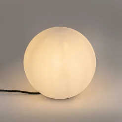 Qazqa Moderne Buitenlamp Wit 25 Cm Ip65 - Nura