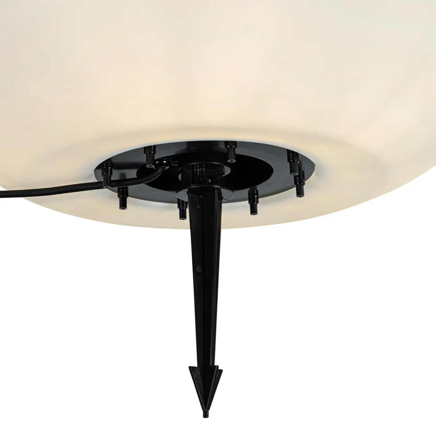 QAZQA Moderne Buitenlamp Wit 77 Cm Ip65 - Nura