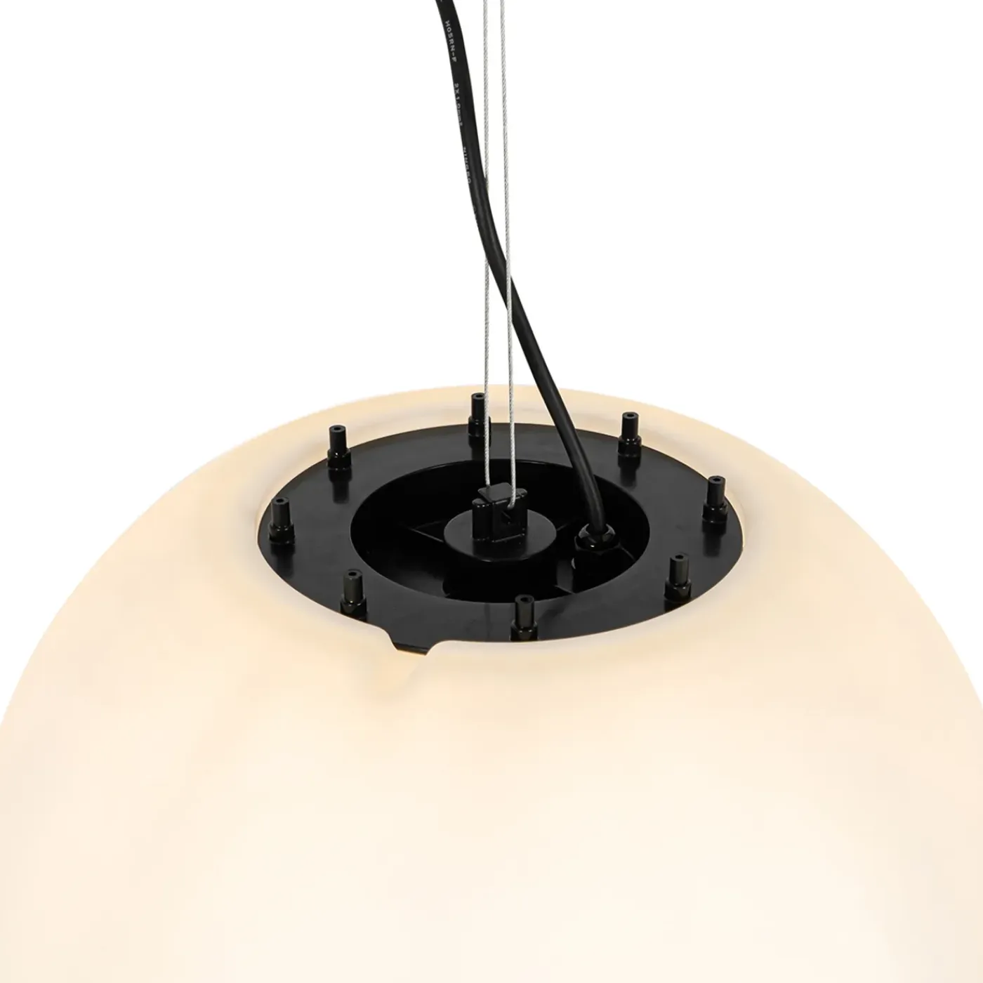 QAZQA Moderne Buitenlamp Wit 45 Cm Ip44 - Nura